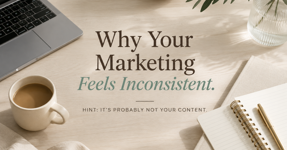 Why Your Marketing Feels Inconsistent